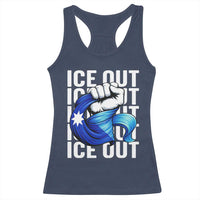 Minnesota Ice Out Racerback Tank Top Anti Ice Movement Protest