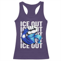 Minnesota Ice Out Racerback Tank Top Anti Ice Movement Protest