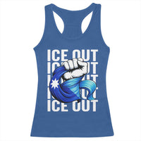 Minnesota Ice Out Racerback Tank Top Anti Ice Movement Protest