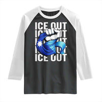 Minnesota Ice Out Raglan Shirt Anti Ice Movement Protest