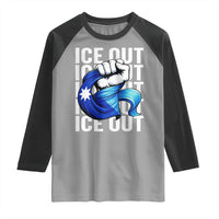 Minnesota Ice Out Raglan Shirt Anti Ice Movement Protest