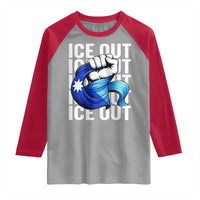 Minnesota Ice Out Raglan Shirt Anti Ice Movement Protest