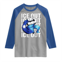 Minnesota Ice Out Raglan Shirt Anti Ice Movement Protest