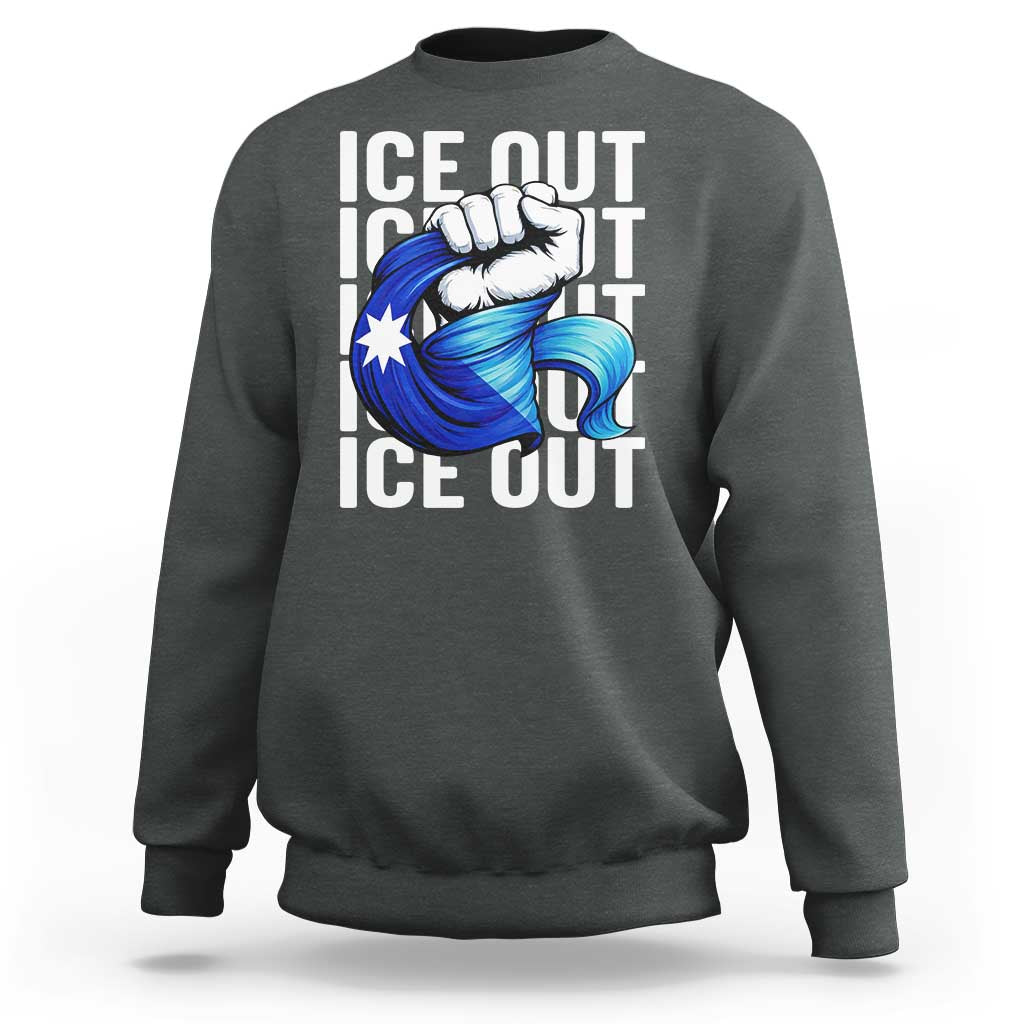 Minnesota Ice Out Sweatshirt Anti Ice Movement Protest