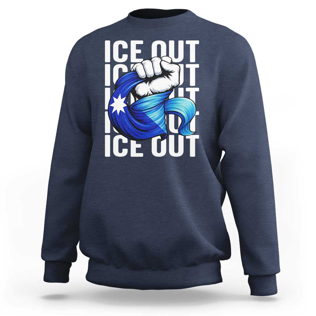 Minnesota Ice Out Sweatshirt Anti Ice Movement Protest