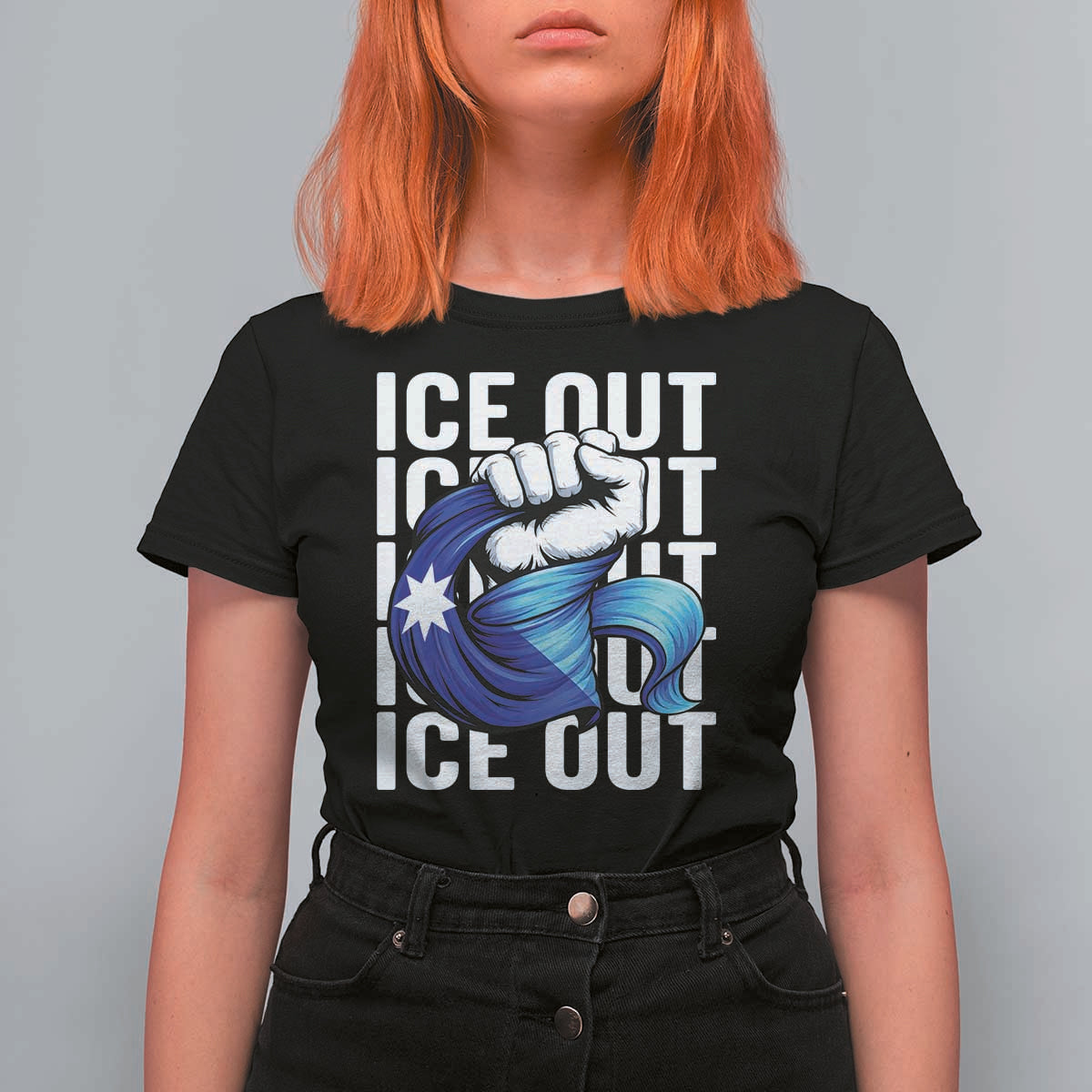 Minnesota Ice Out T Shirt For Women Anti Ice Movement Protest