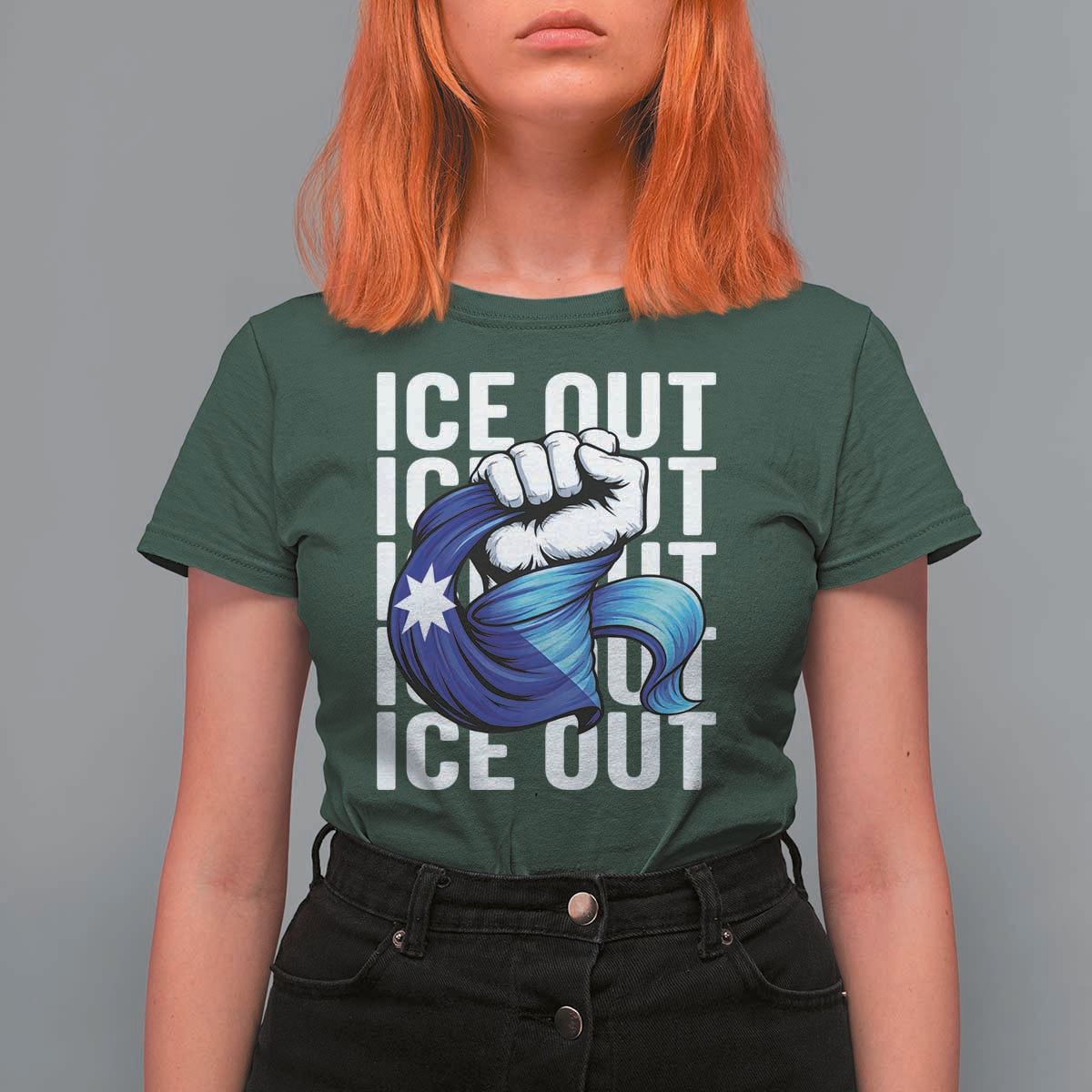 Minnesota Ice Out T Shirt For Women Anti Ice Movement Protest