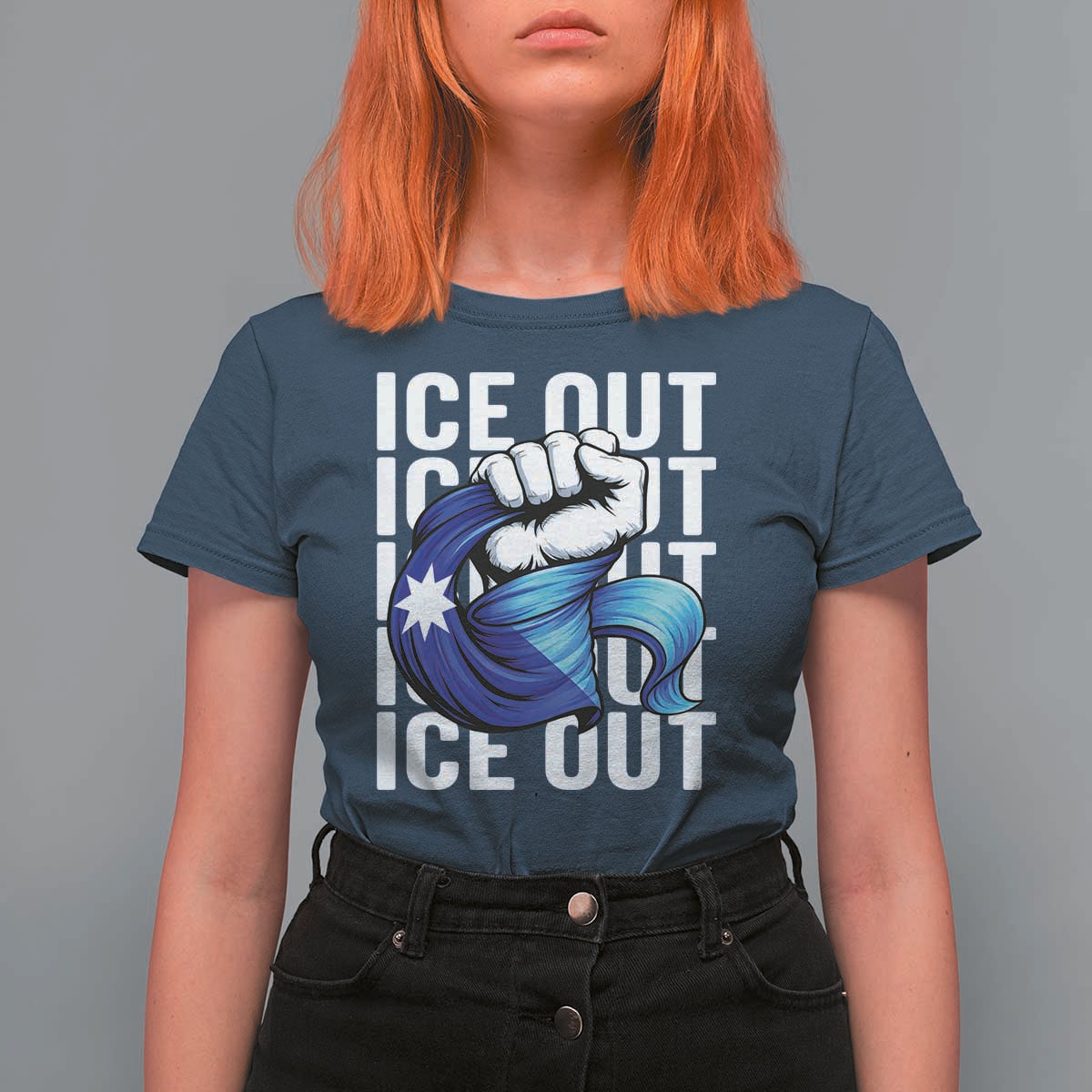 Minnesota Ice Out T Shirt For Women Anti Ice Movement Protest