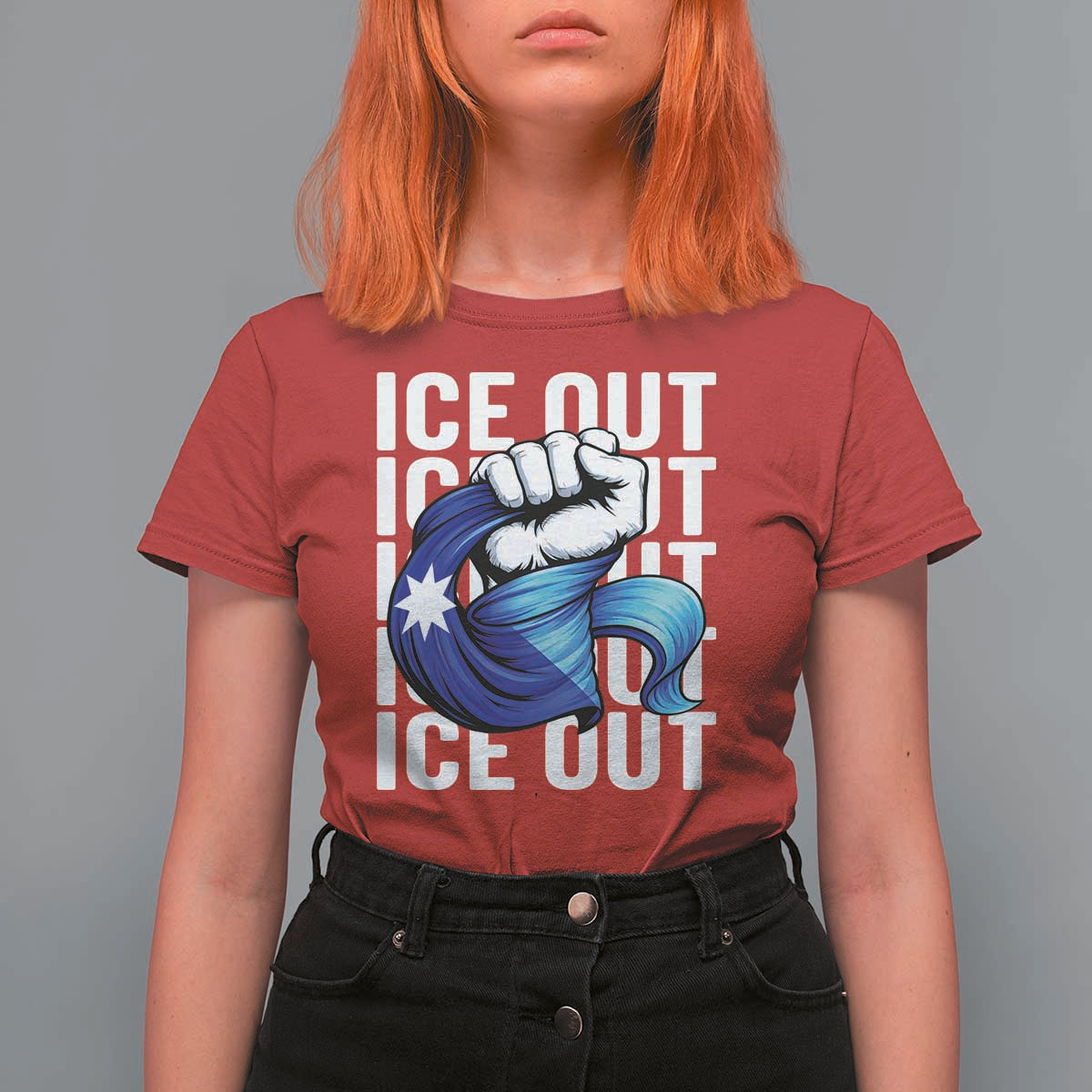 Minnesota Ice Out T Shirt For Women Anti Ice Movement Protest