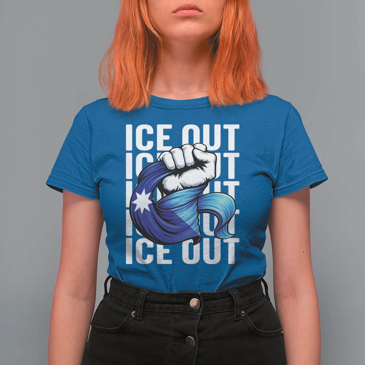 Minnesota Ice Out T Shirt For Women Anti Ice Movement Protest