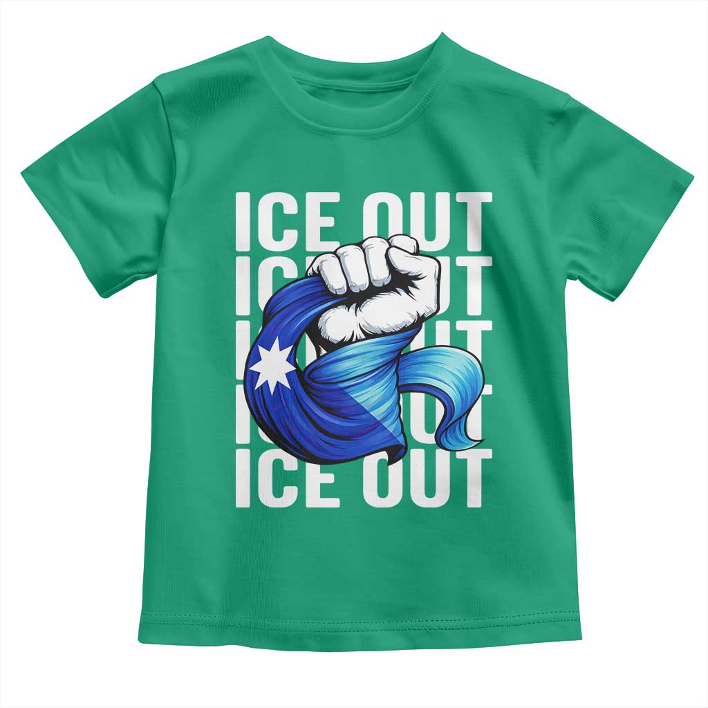 Minnesota Ice Out Toddler T Shirt Anti Ice Movement Protest
