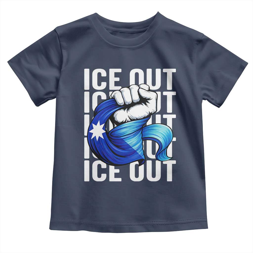 Minnesota Ice Out Toddler T Shirt Anti Ice Movement Protest