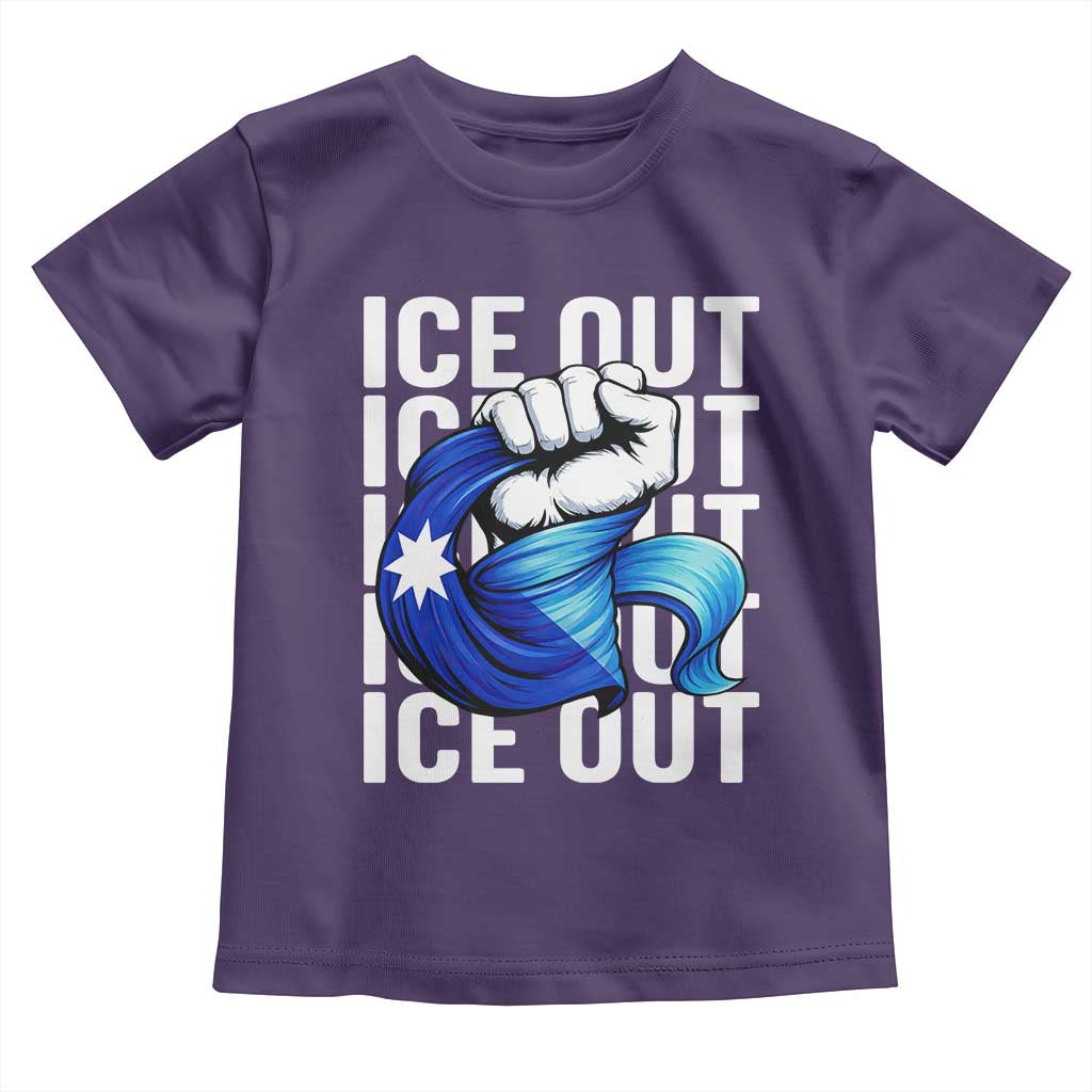 Minnesota Ice Out Toddler T Shirt Anti Ice Movement Protest