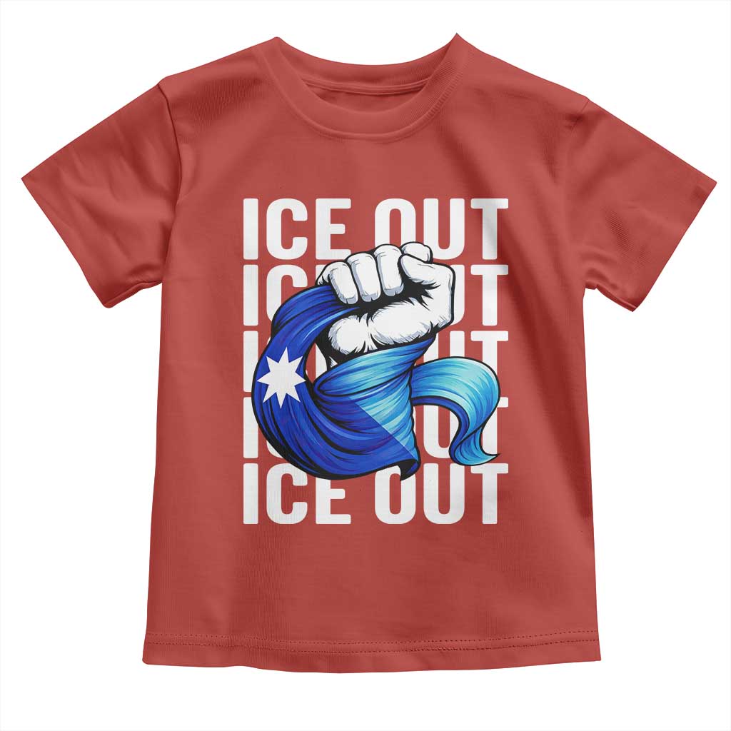 Minnesota Ice Out Toddler T Shirt Anti Ice Movement Protest
