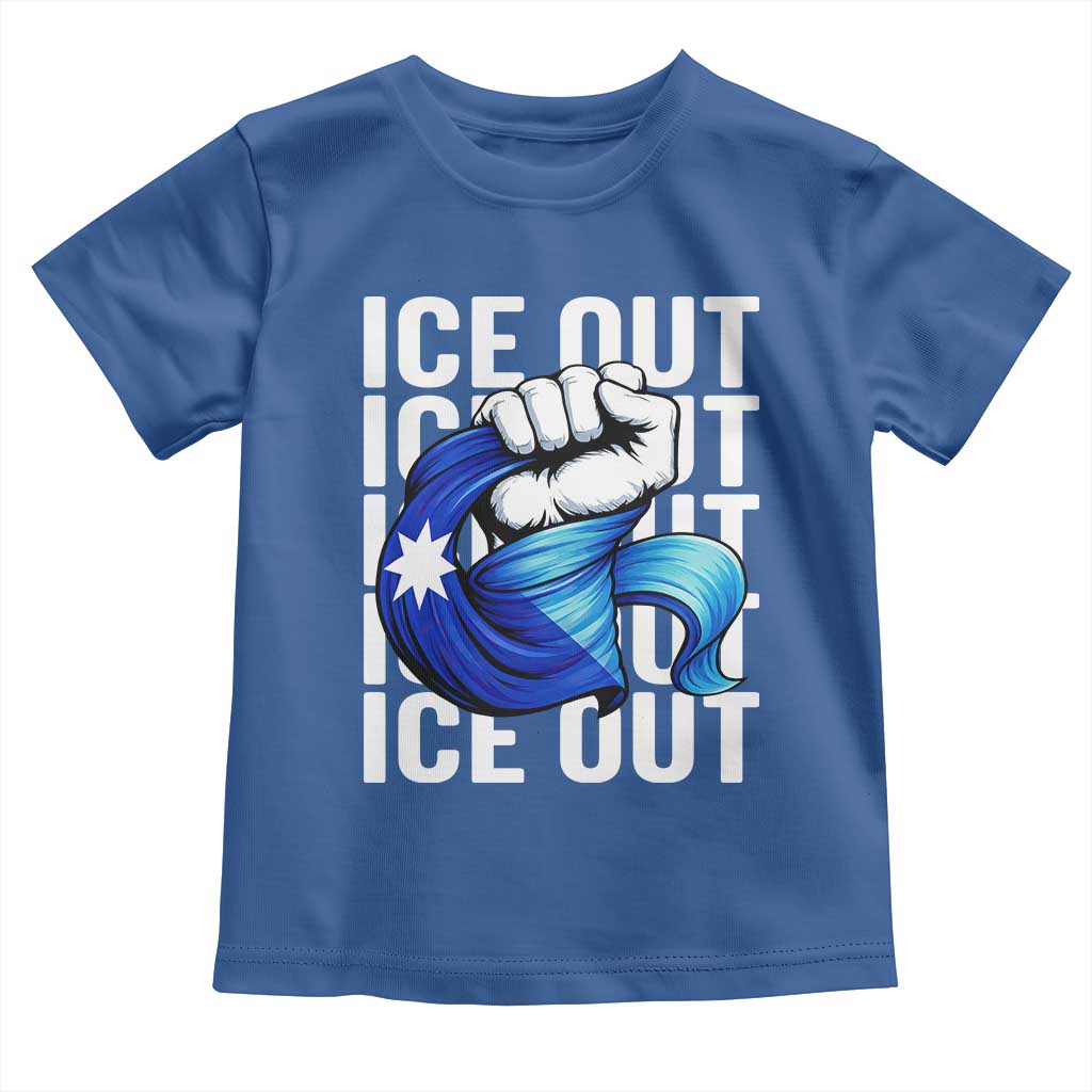 Minnesota Ice Out Toddler T Shirt Anti Ice Movement Protest