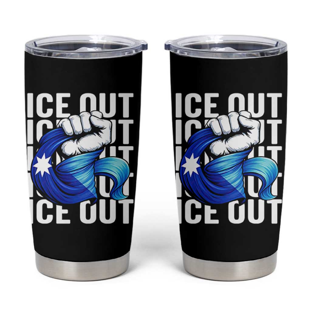 Minnesota Ice Out Tumbler Cup Anti Ice Movement Protest