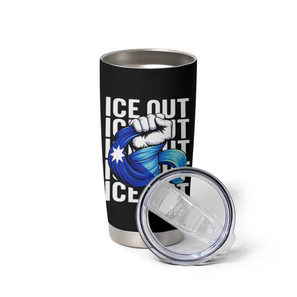 Minnesota Ice Out Tumbler Cup Anti Ice Movement Protest