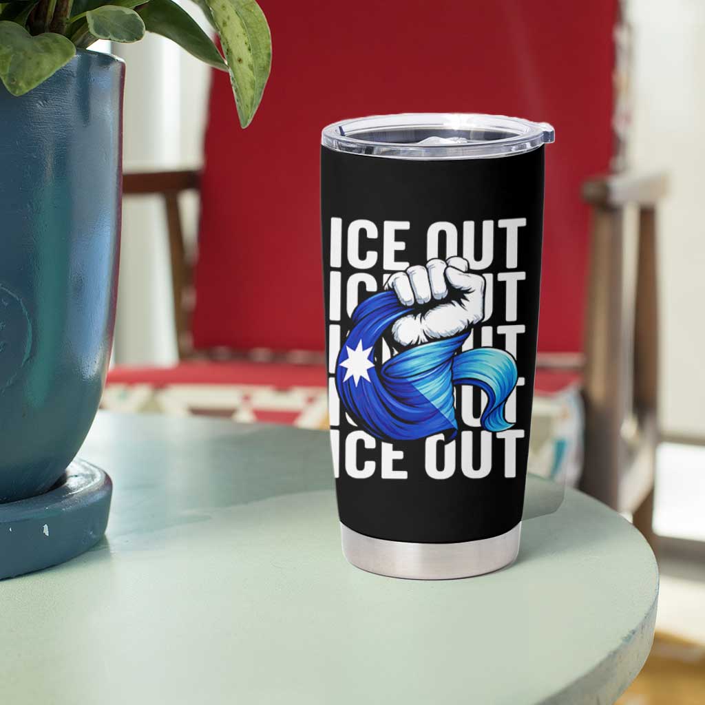 Minnesota Ice Out Tumbler Cup Anti Ice Movement Protest