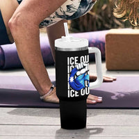 Minnesota Ice Out Tumbler With Handle Anti Ice Movement Protest