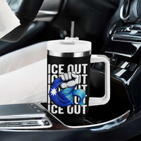 Minnesota Ice Out Tumbler With Handle Anti Ice Movement Protest