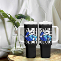 Minnesota Ice Out Tumbler With Handle Anti Ice Movement Protest