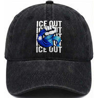 Minnesota Ice Out Washed Cotton Baseball Cap Anti Ice Movement Protest