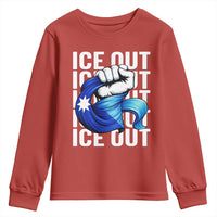 Minnesota Ice Out Youth Sweatshirt Anti Ice Movement Protest