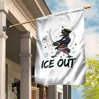 Funny Pirate Common Loon Minnesota Defends Abolish Ice Garden Flag