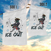 Funny Pirate Common Loon Minnesota Defends Abolish Ice Garden Flag