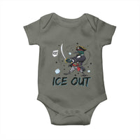 Funny Pirate Common Loon Minnesota Defends Abolish Ice Baby Onesie