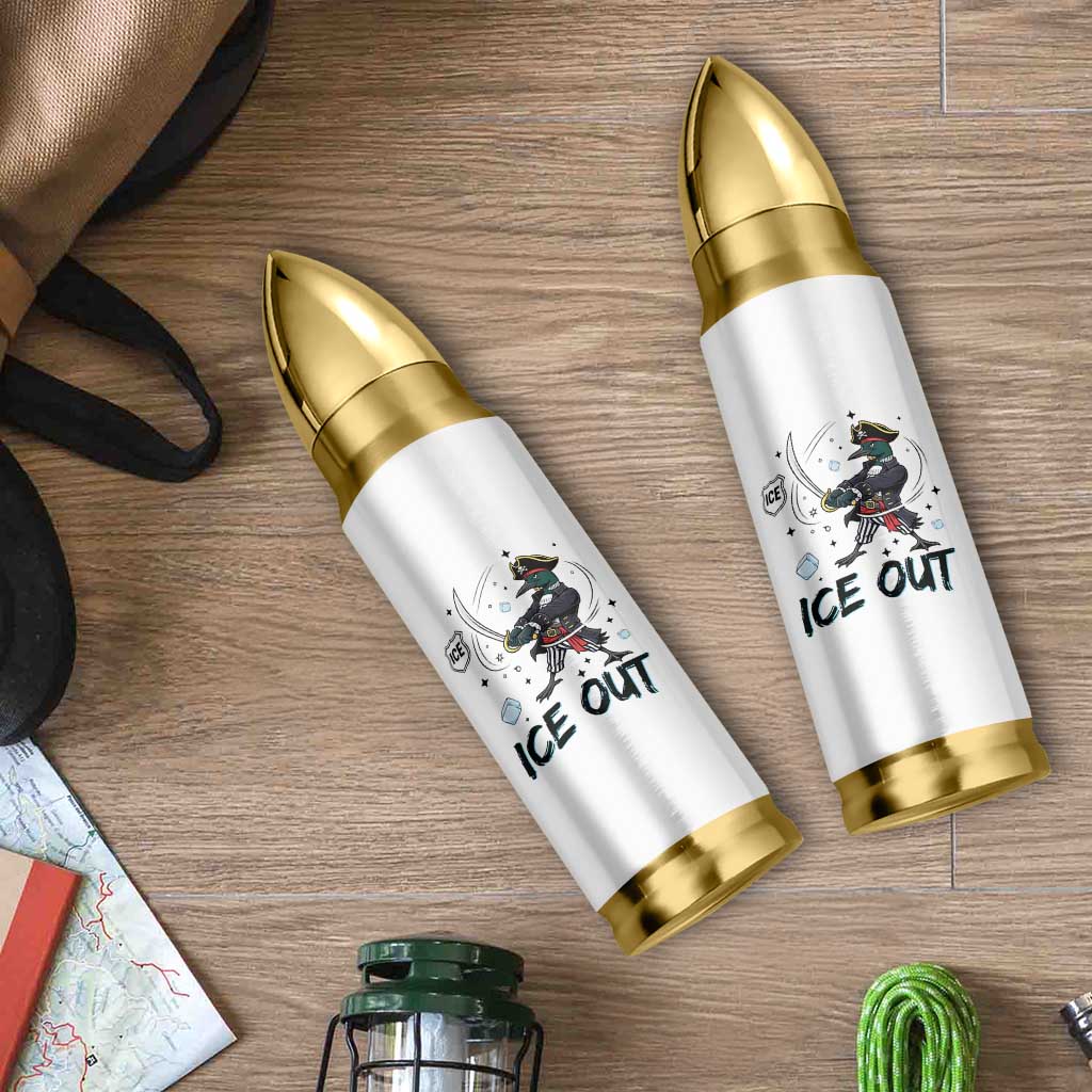 Funny Pirate Common Loon Minnesota Defends Abolish Ice Bullet Tumbler