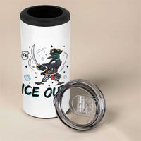 Funny Pirate Common Loon Minnesota Defends Abolish Ice 4 in 1 Can Cooler Tumbler