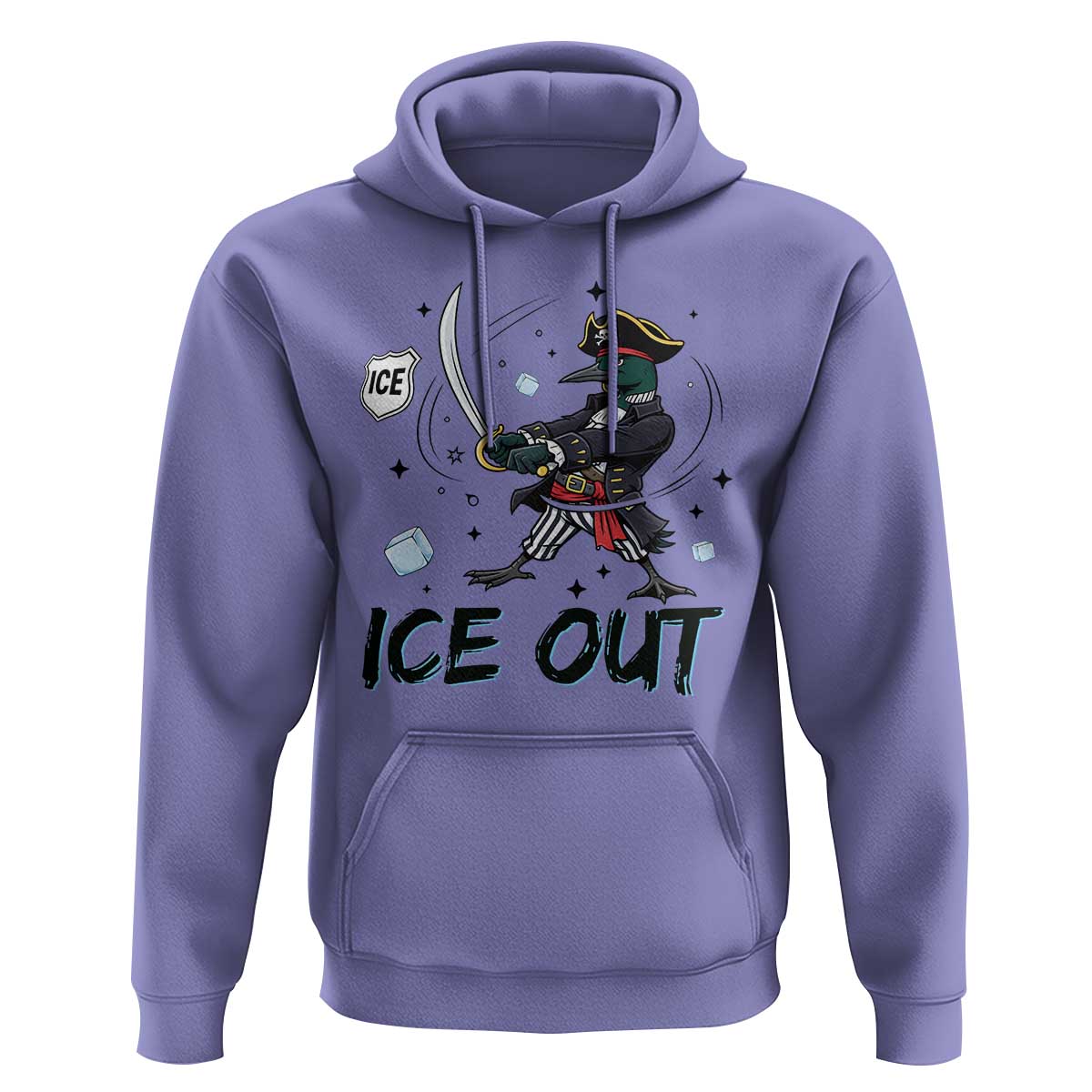 Funny Pirate Common Loon Minnesota Defends Abolish Ice Hoodie