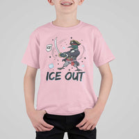 Funny Pirate Common Loon Minnesota Defends Abolish Ice T Shirt For Kid