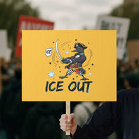 Funny Pirate Common Loon Minnesota Defends Abolish Ice Protest Sign