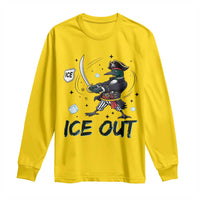 Funny Pirate Common Loon Minnesota Defends Abolish Ice Long Sleeve Shirt