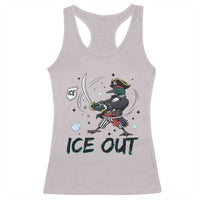 Funny Pirate Common Loon Minnesota Defends Abolish Ice Racerback Tank Top