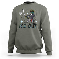 Funny Pirate Common Loon Minnesota Defends Abolish Ice Sweatshirt
