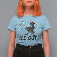 Funny Pirate Common Loon Minnesota Defends Abolish Ice T Shirt For Women