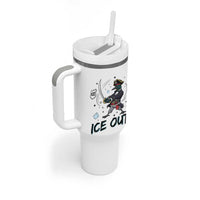 Funny Pirate Common Loon Minnesota Defends Abolish Ice Tumbler With Handle
