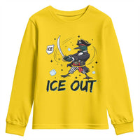 Funny Pirate Common Loon Minnesota Defends Abolish Ice Youth Sweatshirt