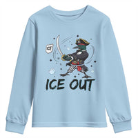 Funny Pirate Common Loon Minnesota Defends Abolish Ice Youth Sweatshirt