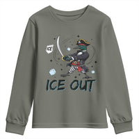 Funny Pirate Common Loon Minnesota Defends Abolish Ice Youth Sweatshirt