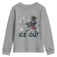 Funny Pirate Common Loon Minnesota Defends Abolish Ice Youth Sweatshirt