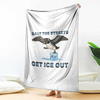 Minnesota Loon Salt The Streets Get Ice Out Throw Blanket