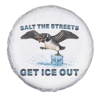 Minnesota Loon Salt The Streets Get Ice Out Spare Tire Cover