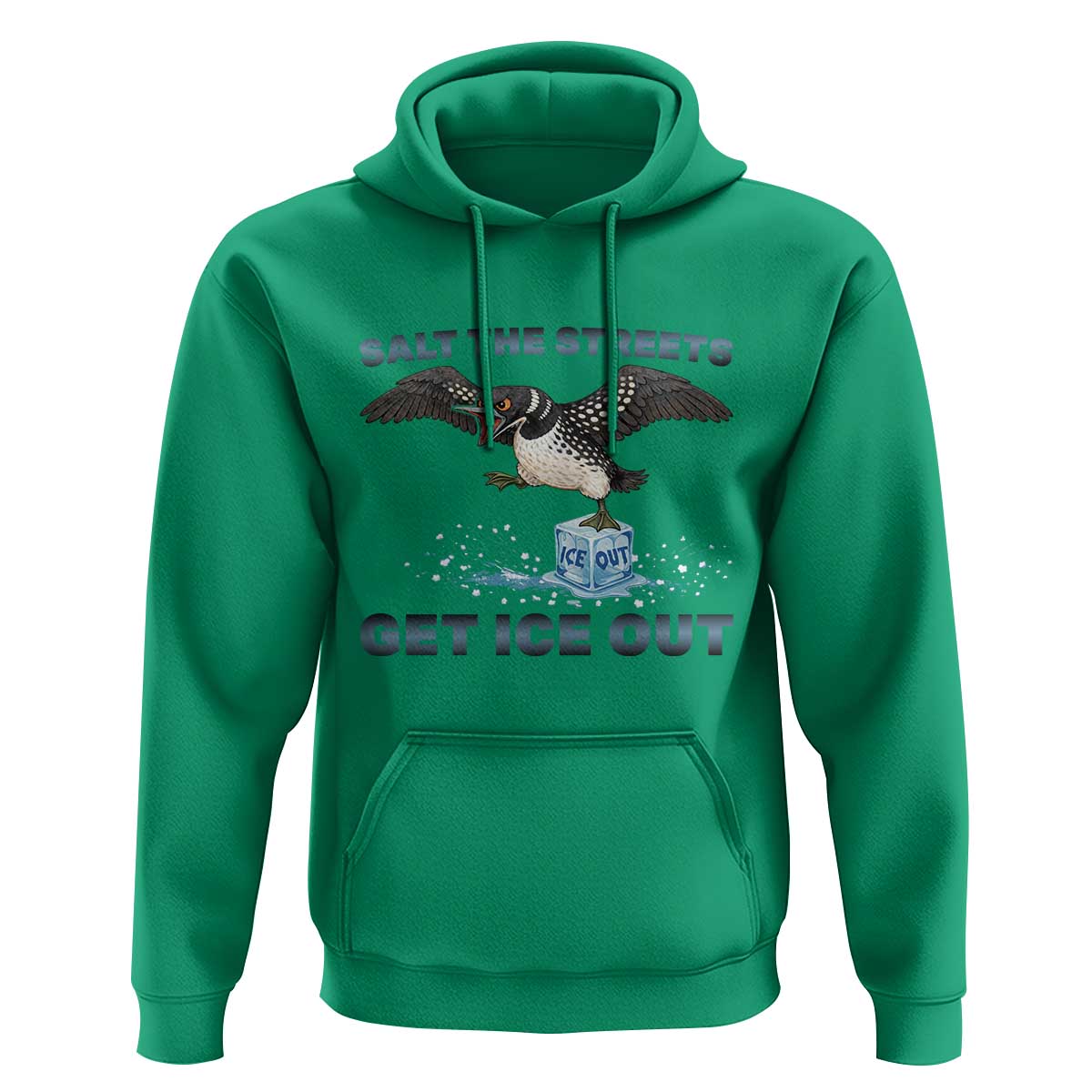 Minnesota Loon Salt The Streets Get Ice Out Hoodie