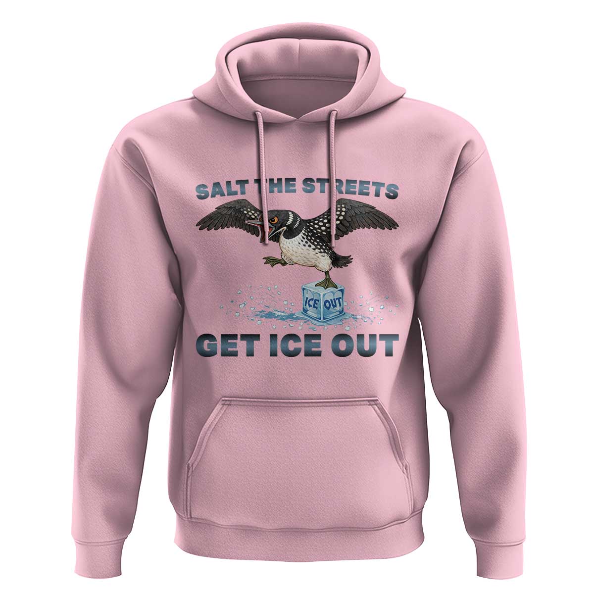 Minnesota Loon Salt The Streets Get Ice Out Hoodie