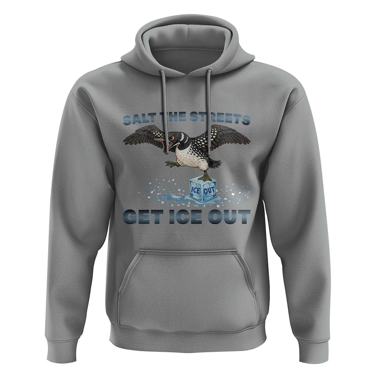 Minnesota Loon Salt The Streets Get Ice Out Hoodie