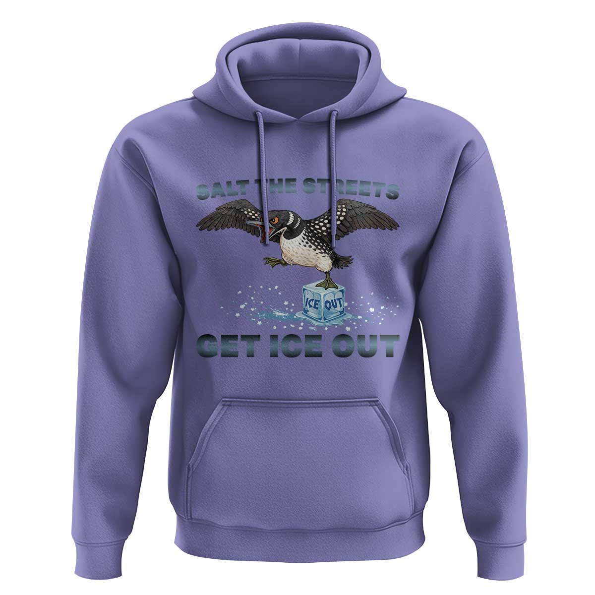 Minnesota Loon Salt The Streets Get Ice Out Hoodie